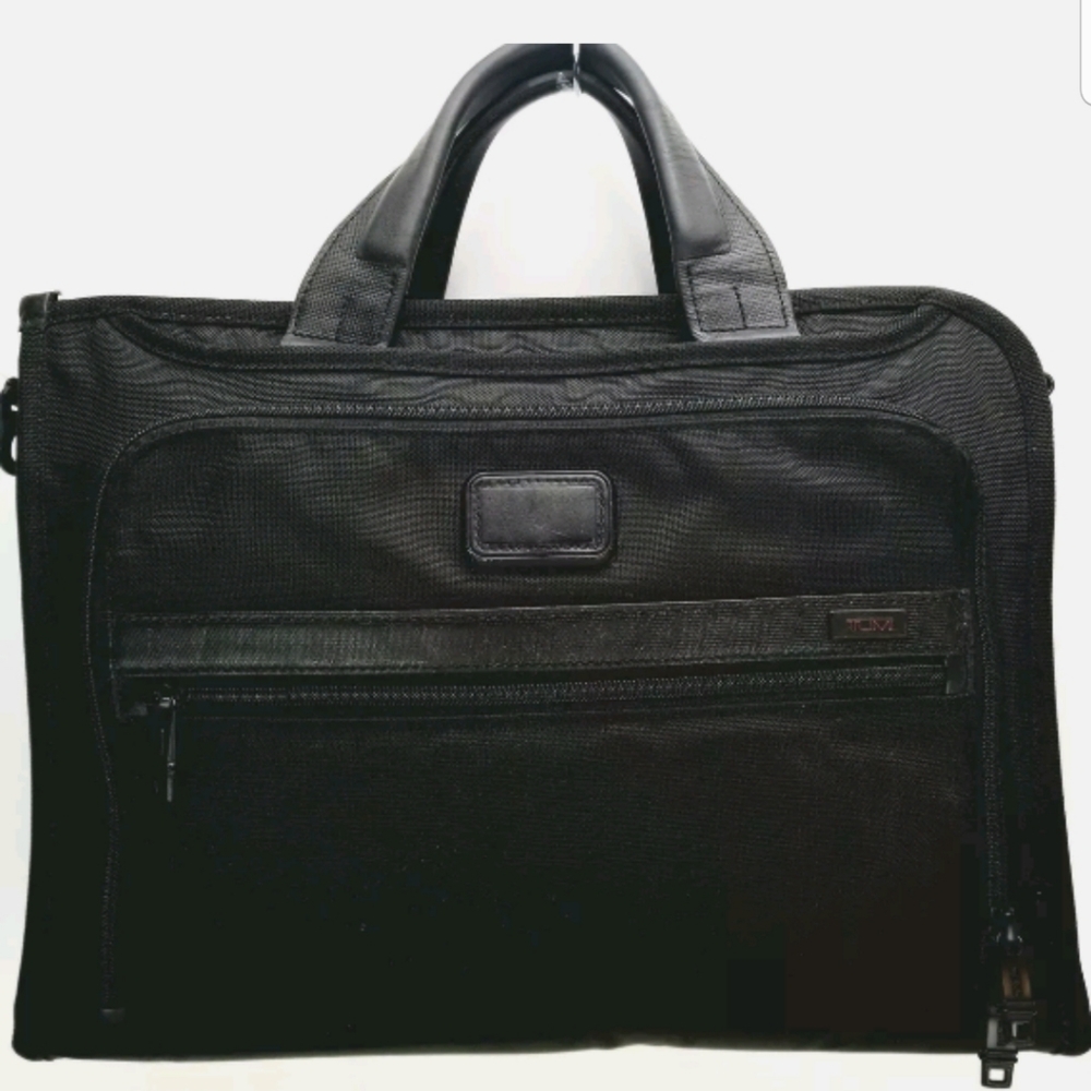 Tumi Alpha 2 Nylon Black Organizer Briefcase Tote
